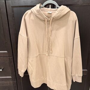 Casual Tan Hoodie Sweatshirt